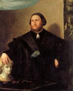 FLORIGERIO, Sebastiano Portrait of Raffaele Grassi oil
